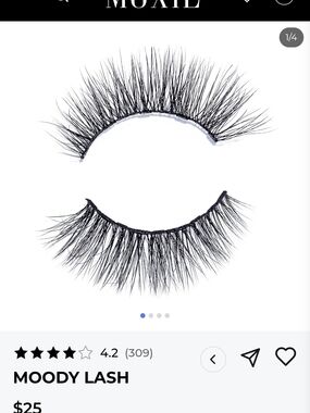 Moxielash Moody Magnetic Lashes NEW